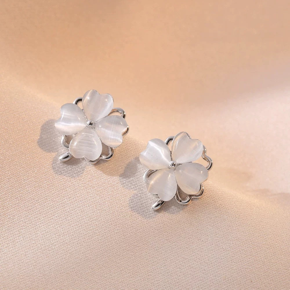 Four-Leaf Clover Rotatable Jewelry Set