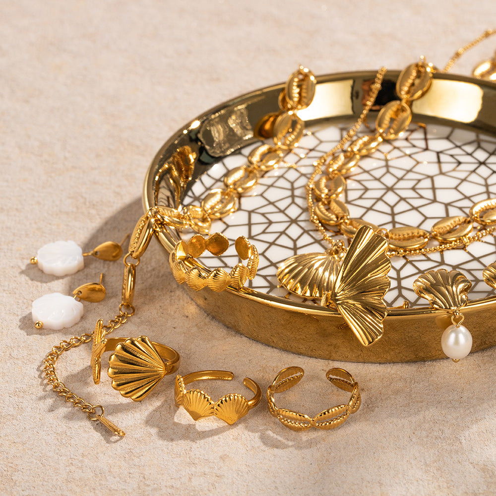 Versatile Seashell And Ocean Elements