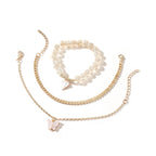 Three-piece Butterfly Jewelry