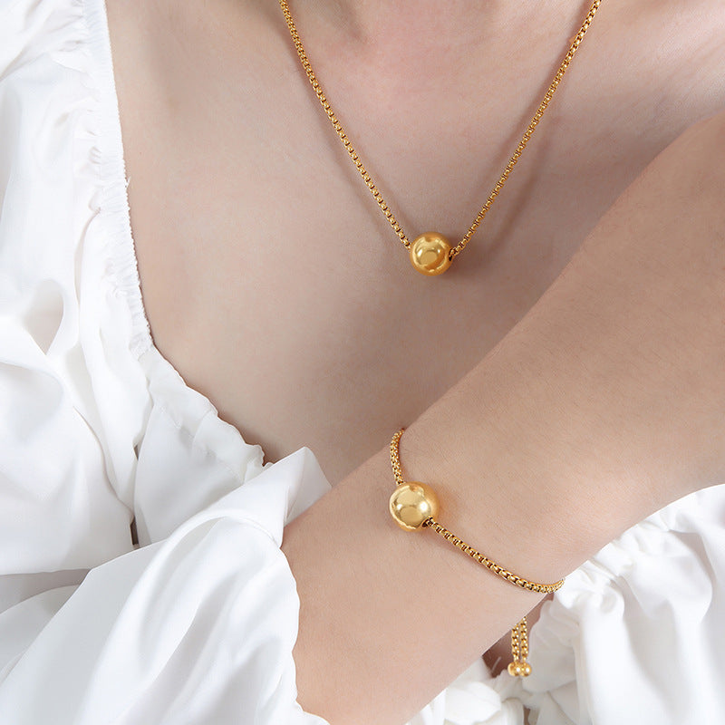Gold Adjustable Bracelet Set