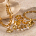 Versatile Seashell And Ocean Elements
