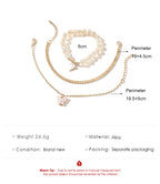 Three-piece Butterfly Jewelry