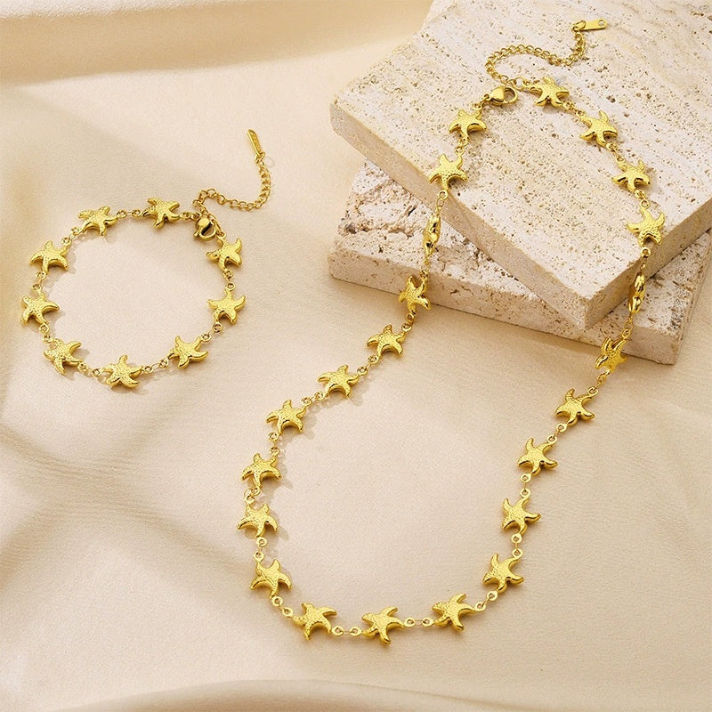 Starfish Jewelry Set